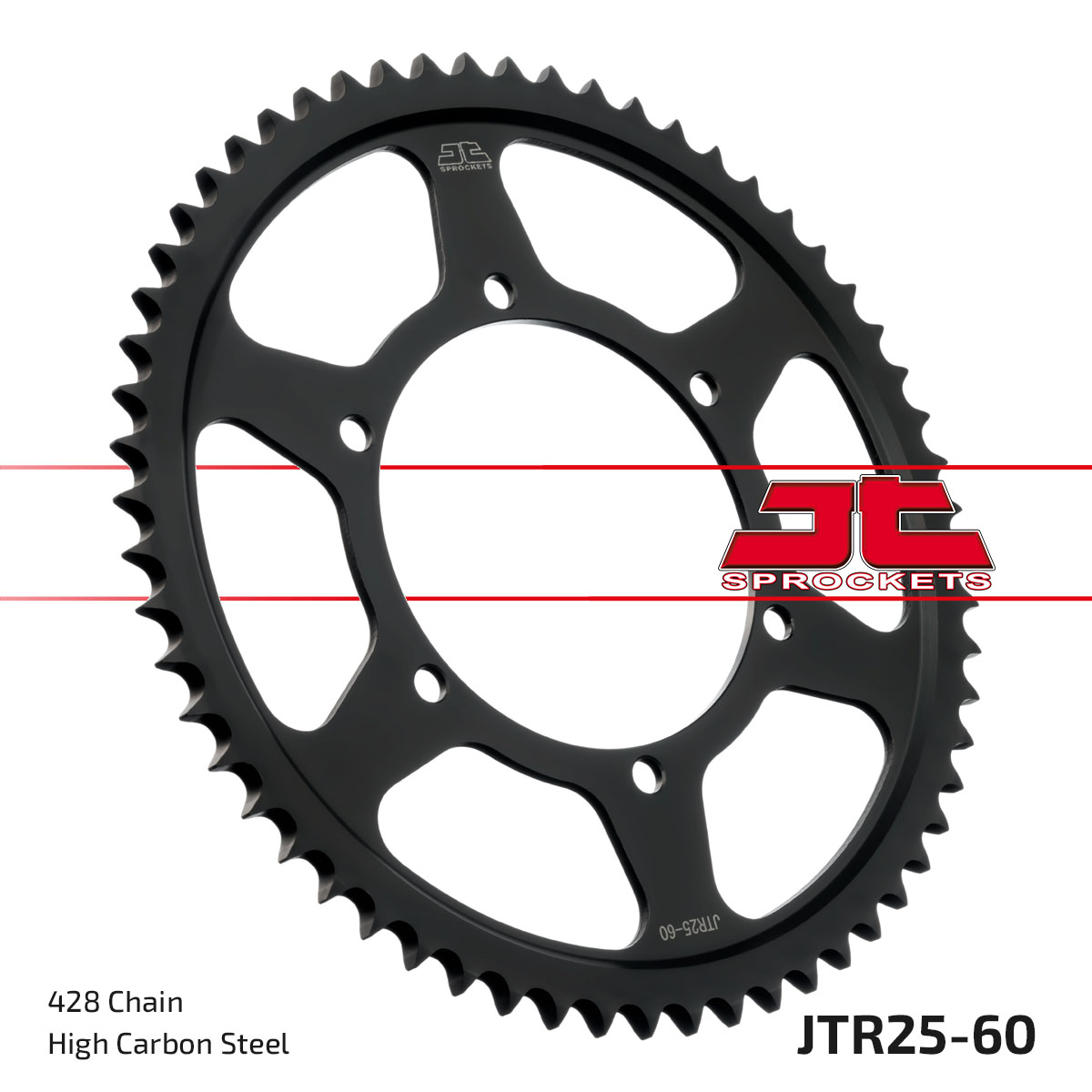 REAR SPROCKET JTR25.60 JT 428 image 1