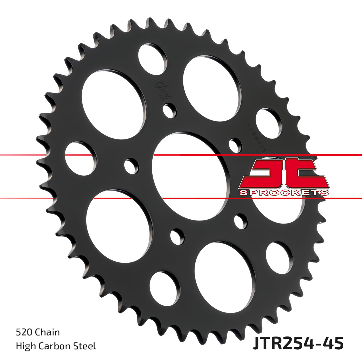 REAR SPROCKET JTR254.45 STEEL image 1