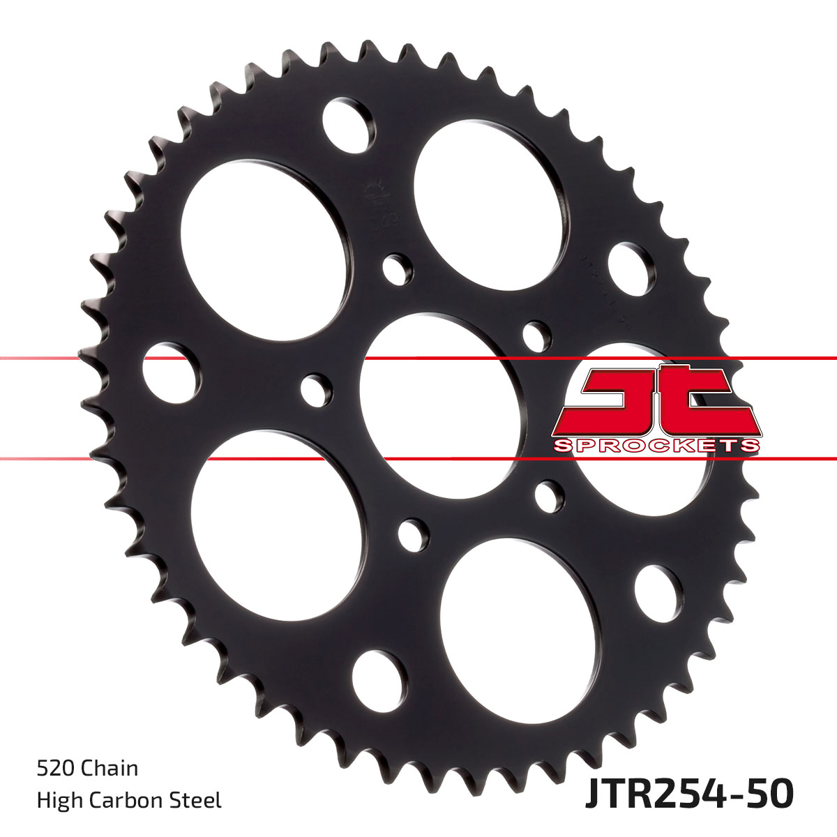 REAR SPROCKET JTR254.50 STEEL image 1