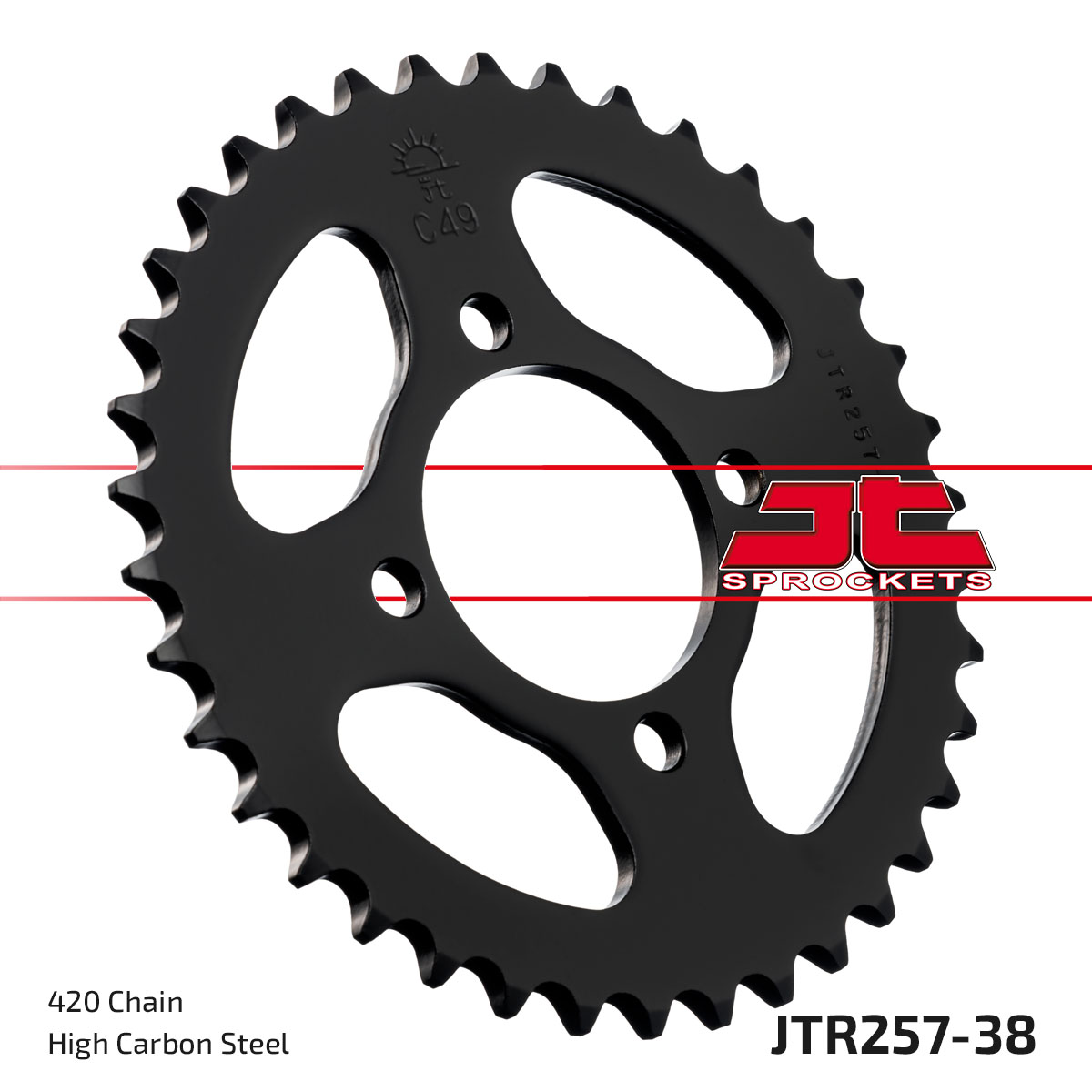 REAR SPROCKET JTR257.38 JT 420 image 1