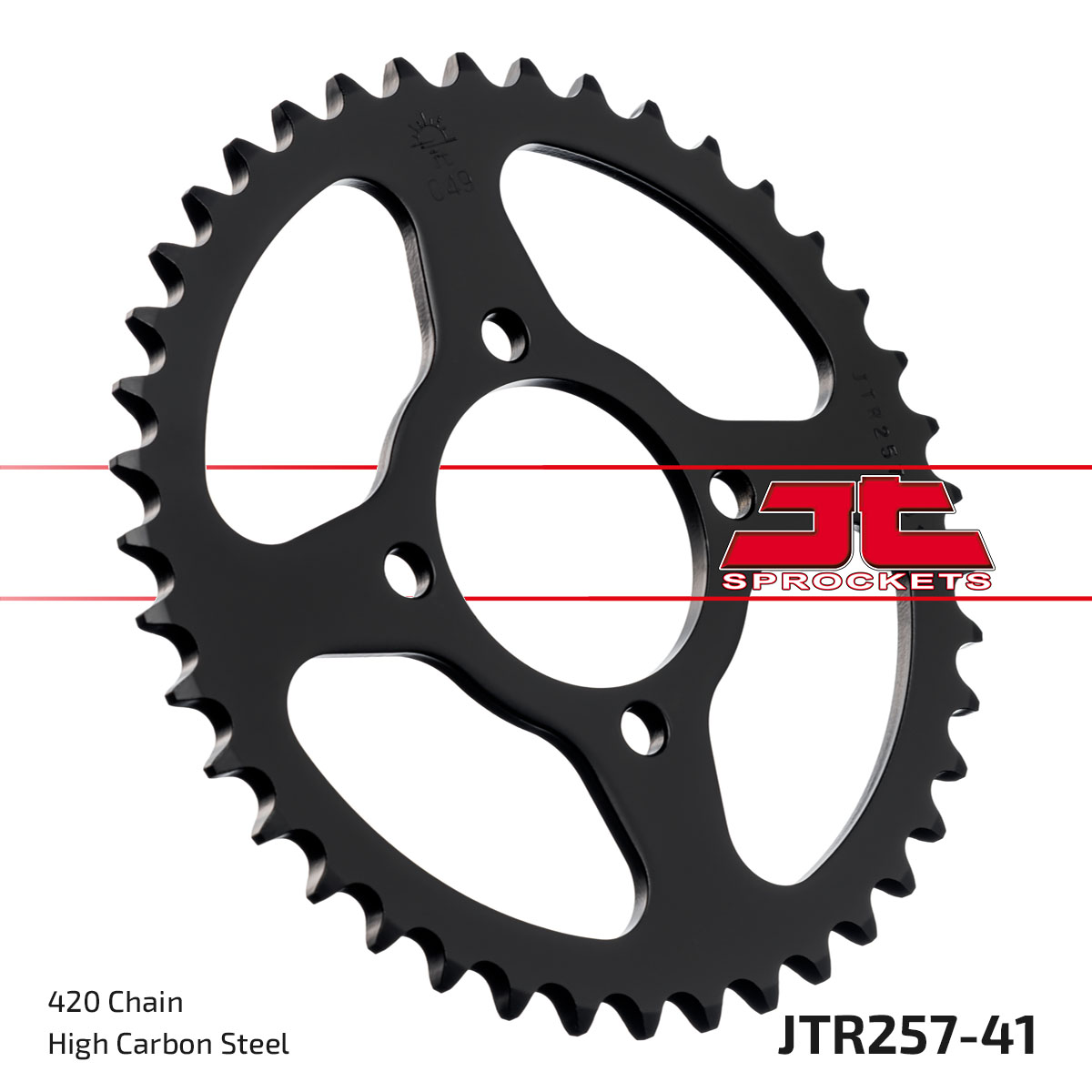REAR SPROCKET JTR257.41 JT 420 image 1