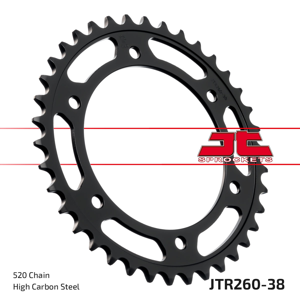 REAR SPROCKET JTR260.38 JT 520 image 1