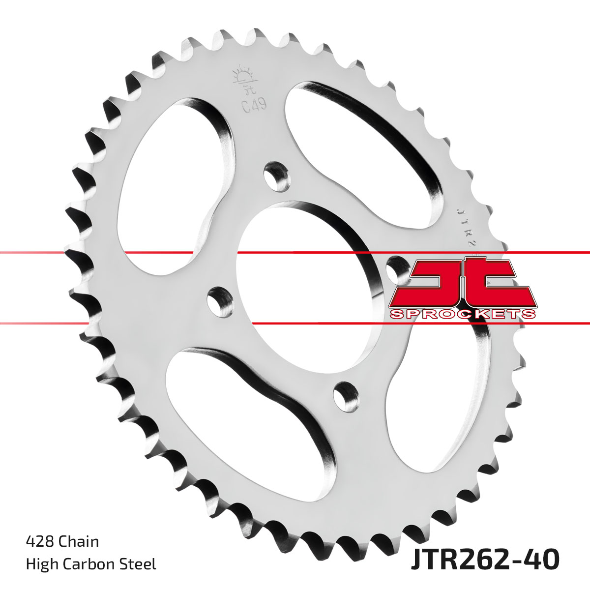 REAR SPROCKET JTR262.40 JT 428 image 1