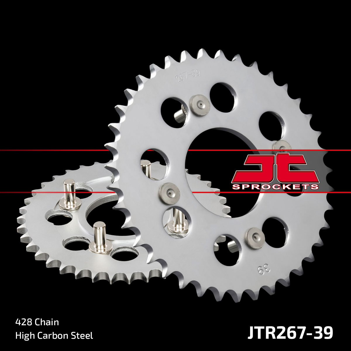 REAR SPROCKET JTR267.39 JT 428 image 1