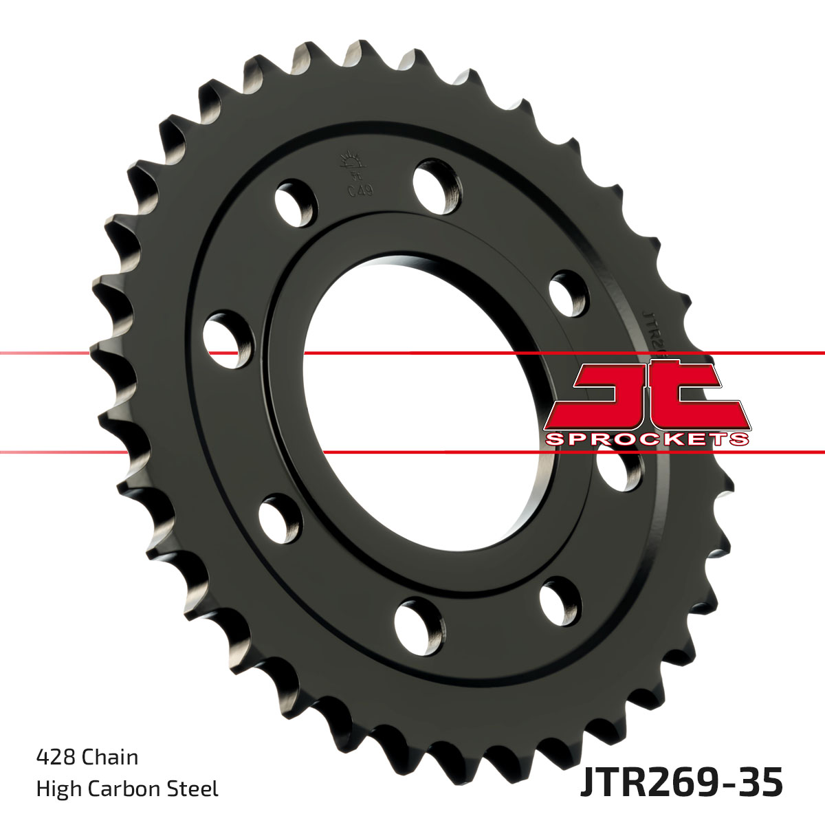 REAR SPROCKET JTR269.35 JT 428 image 1