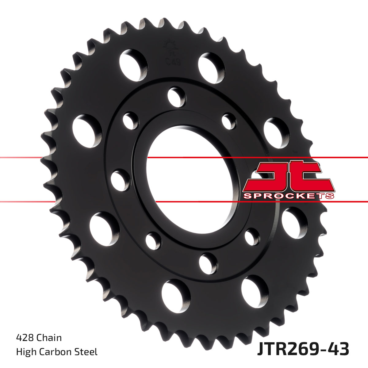 REAR SPROCKET JTR269.43 JT 428 image 1