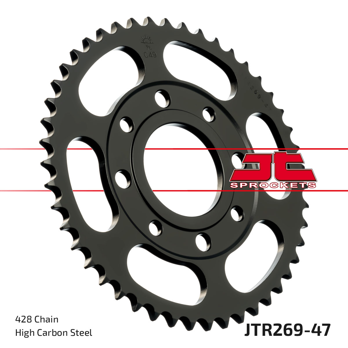 REAR SPROCKET JTR269.47 JT 428 image 1