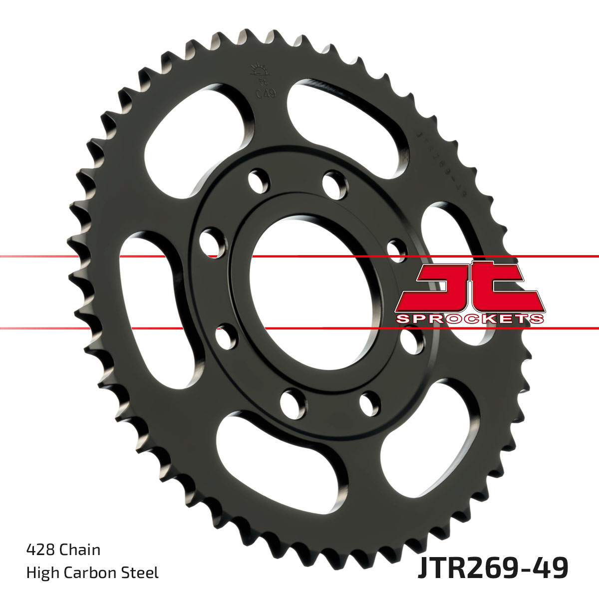REAR SPROCKET JTR269.49 JT 428 image 1