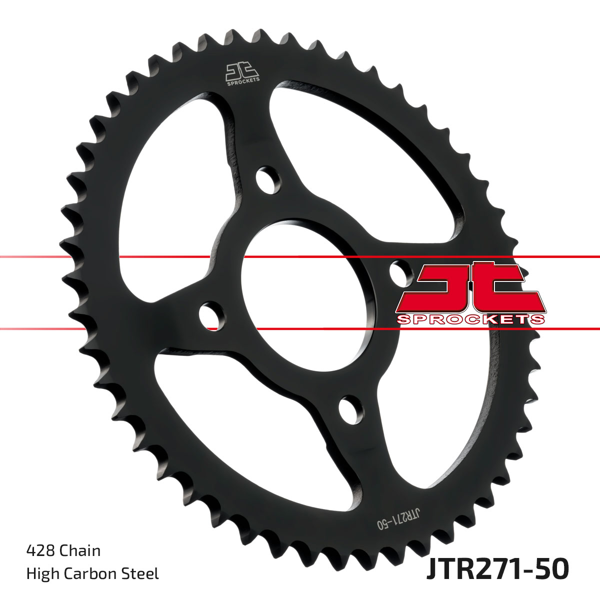 REAR SPROCKET JTR271.50 JT, 428 PITCH image 1