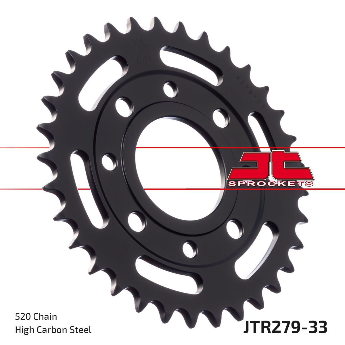REAR SPROCKET JTR279.33 STEEL image 1