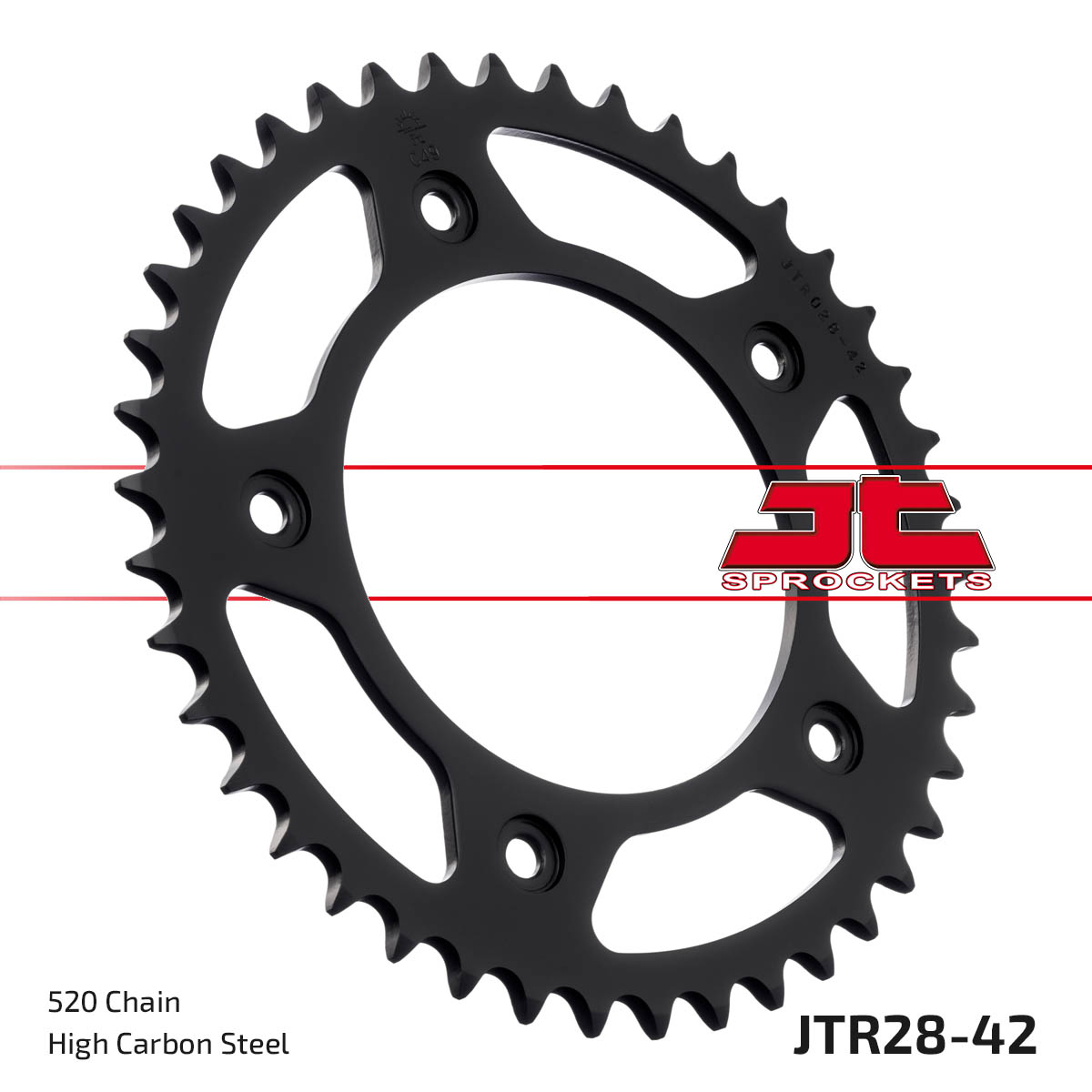 REAR SPROCKET JTR28.42 JT 520 image 1
