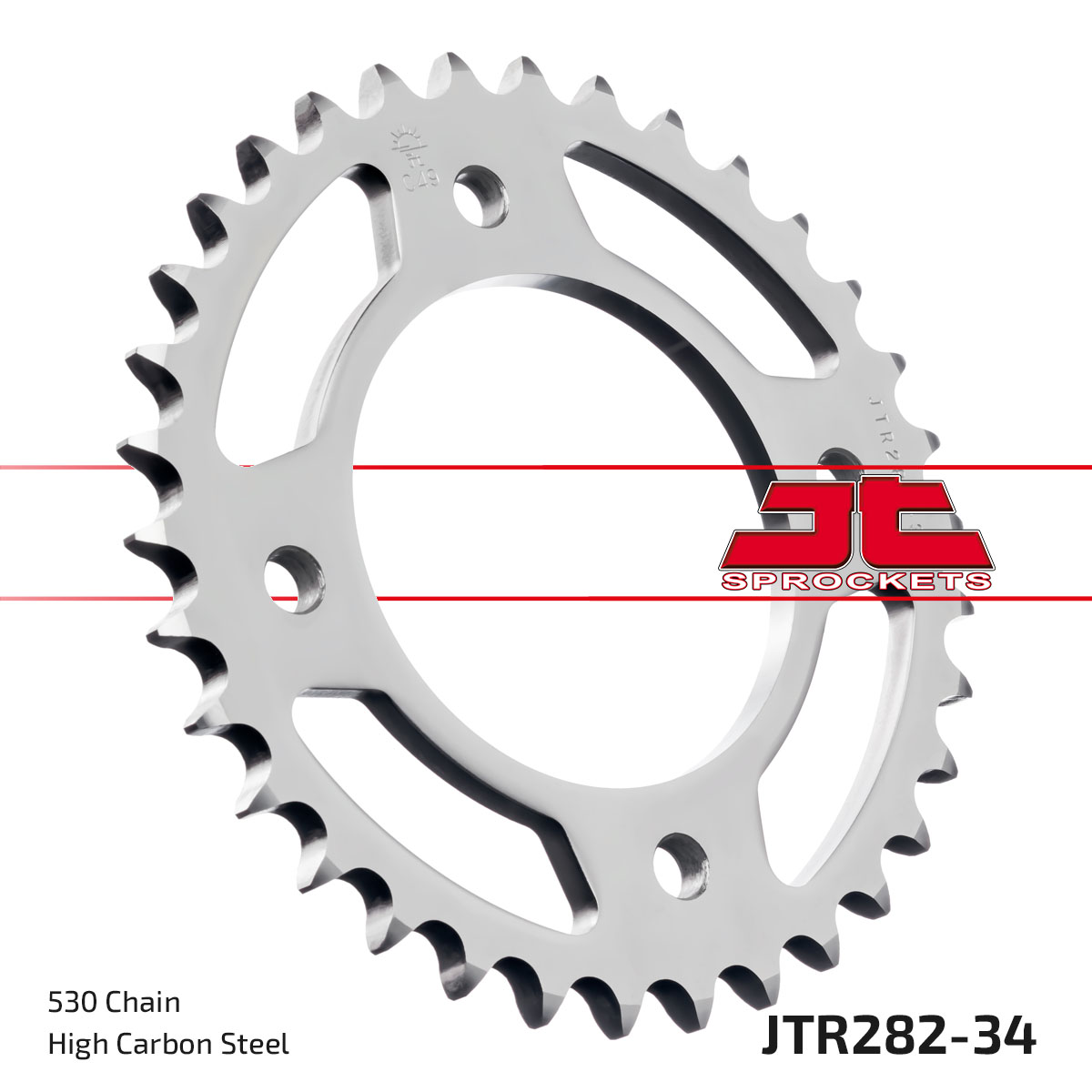 REAR SPROCKET JTR282.34 JT 530 SILVER image 1