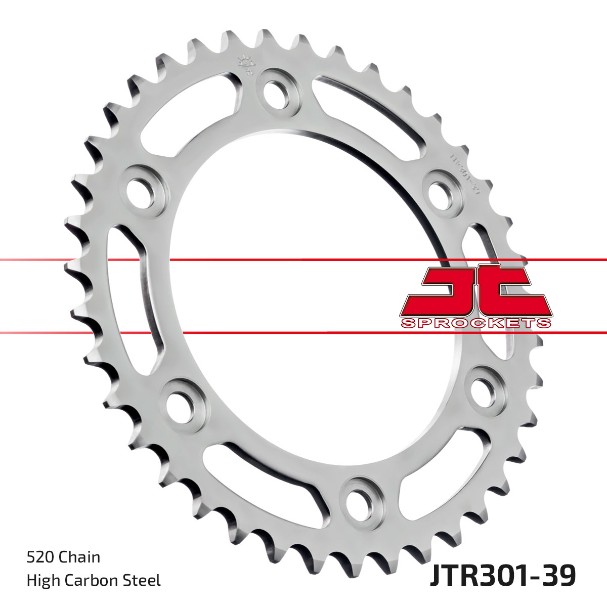 REAR SPROCKET STEEL JTR301.39 image 1