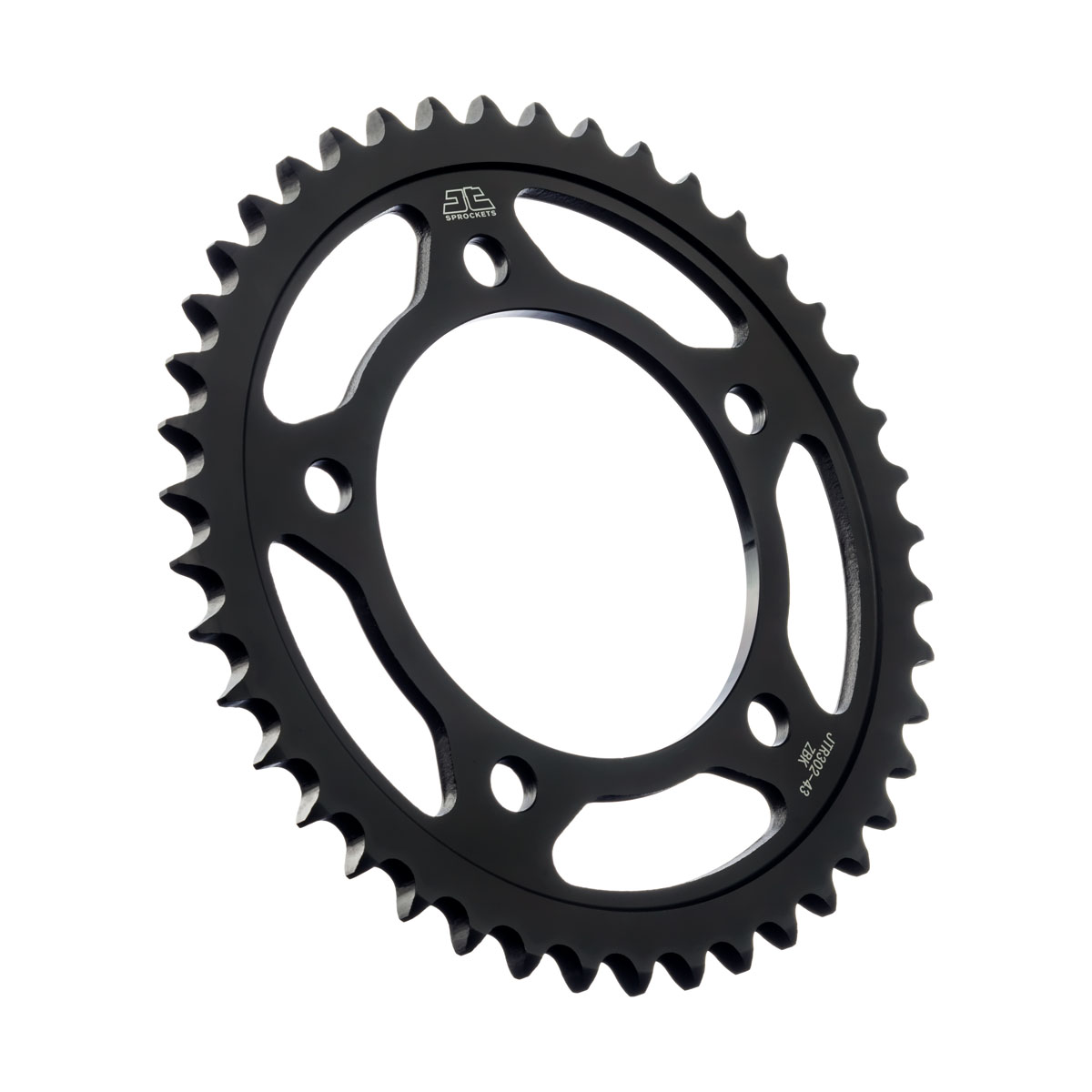 REAR SPROCKET STEEL HARD ZBK, JTR302.43ZBK image 1