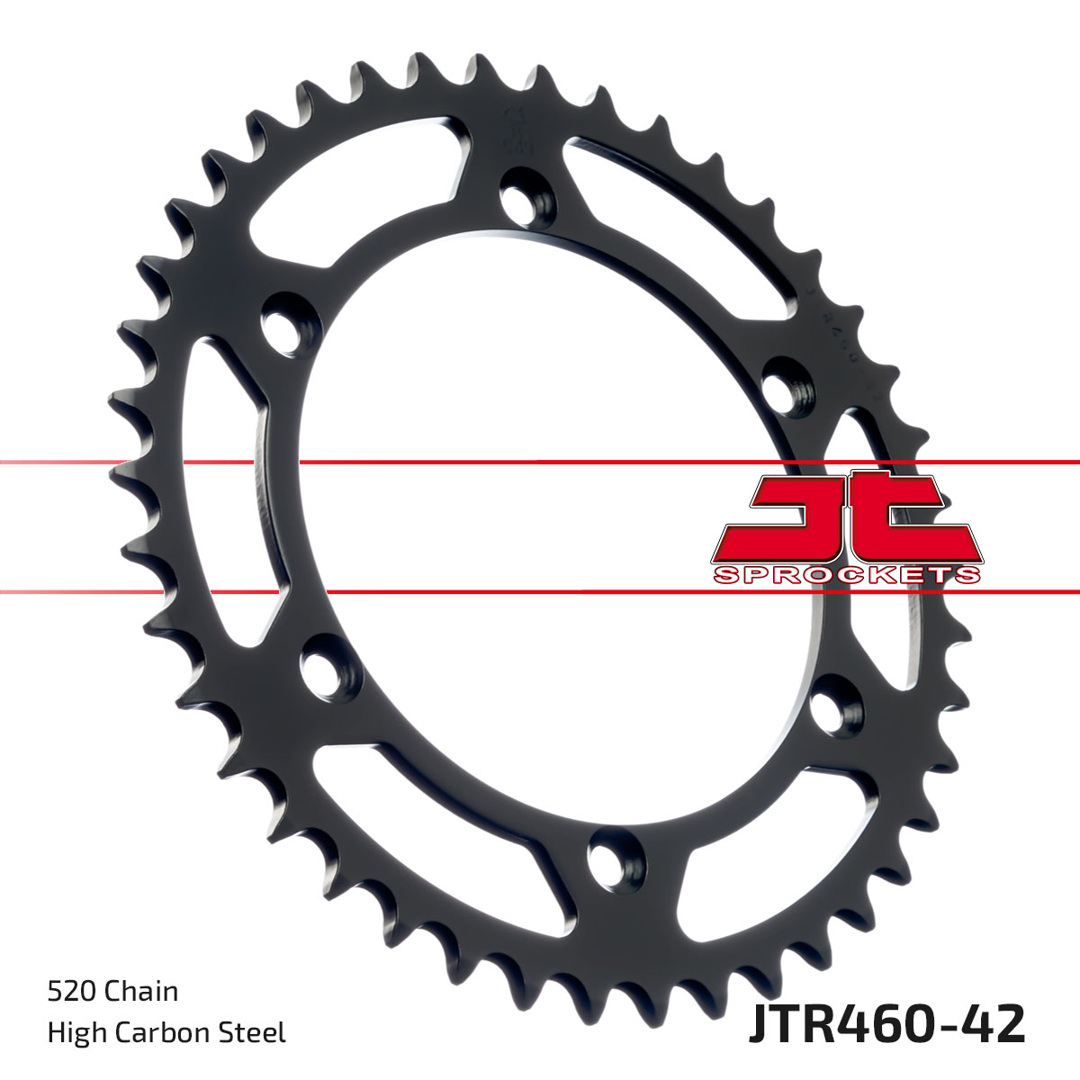 REAR SPROCKET STEEL JTR460.42 image 1