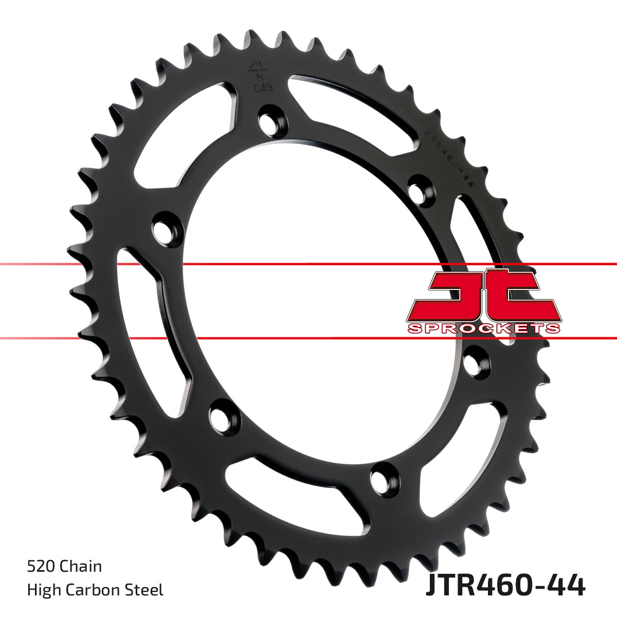 REAR SPROCKET STEEL JTR460.44 image 1