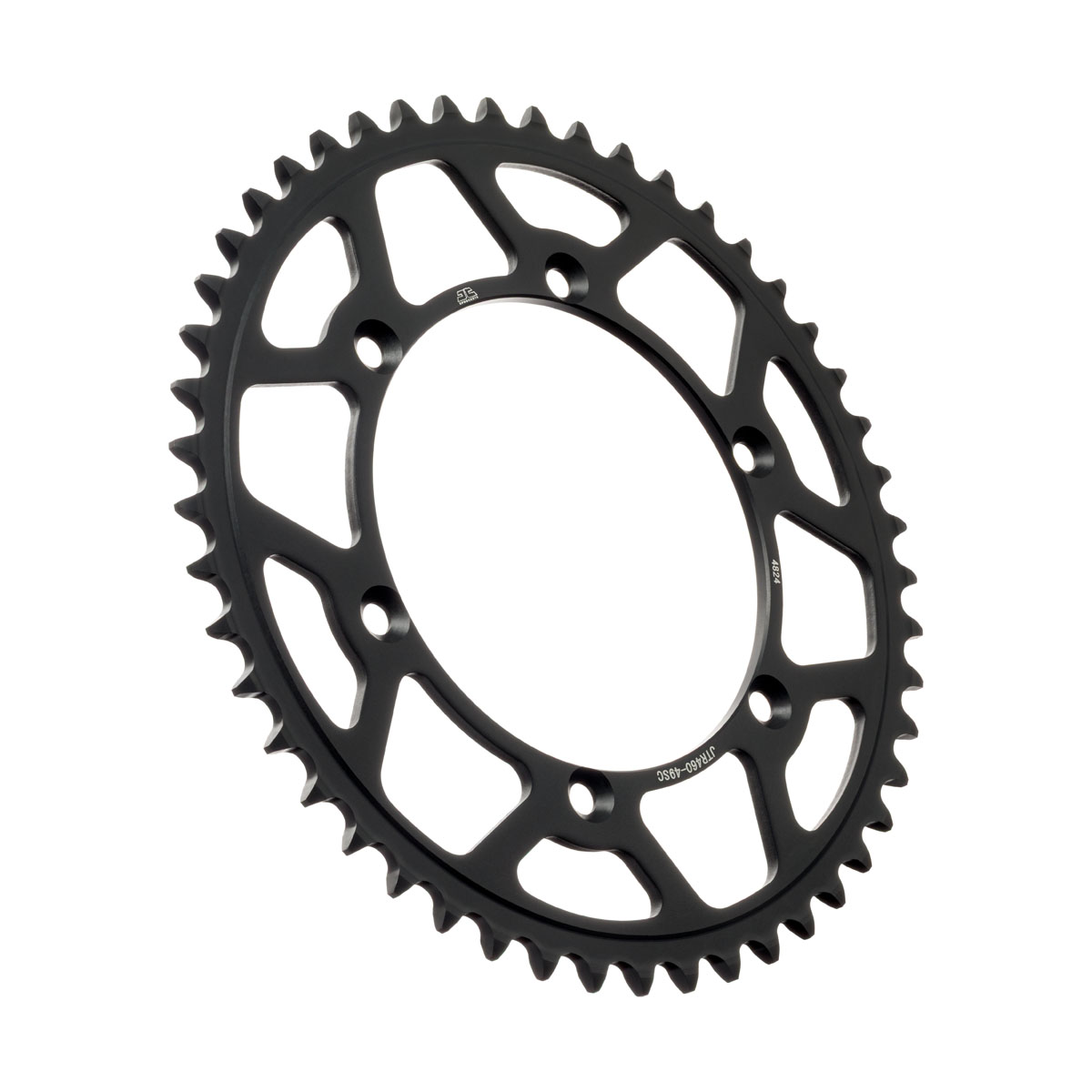 REAR SPROCKET STEEL BLK JTR460, LIGHTWEIGHT SELF-CLEANING, JTR460.49SC, JTR46049SC image 1