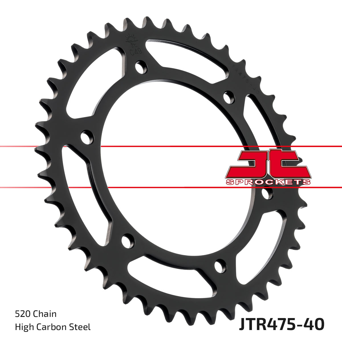 REAR SPROCKET JTR475.40 JT 520 image 1