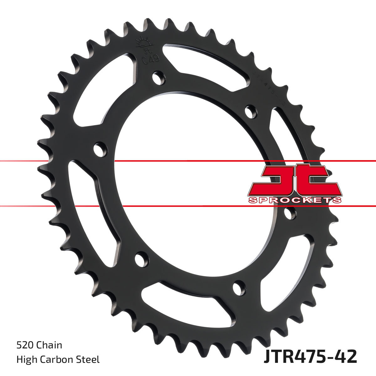 REAR SPROCKET JTR475.42 JT 520 image 1