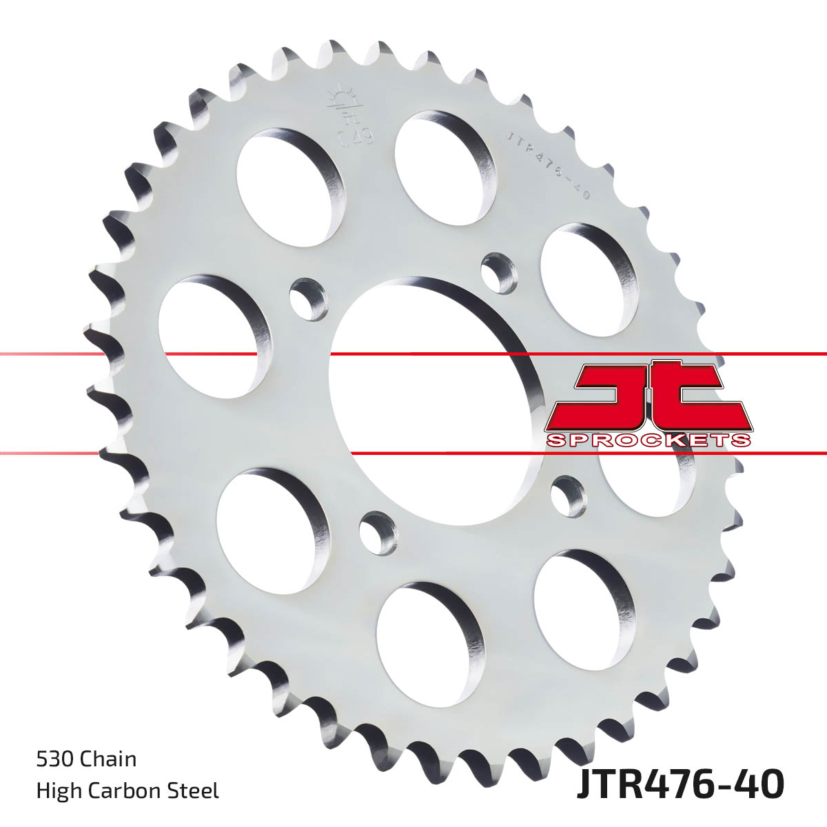 REAR SPROCKET JTR476.40 JT image 1