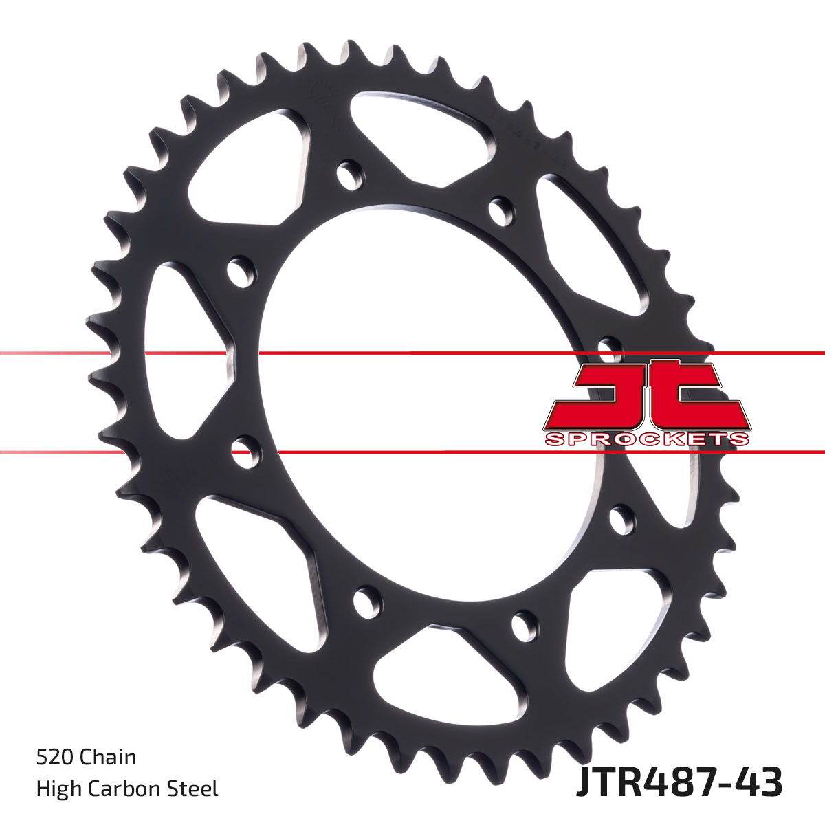 REAR SPROCKET JTR487.43 520 image 1