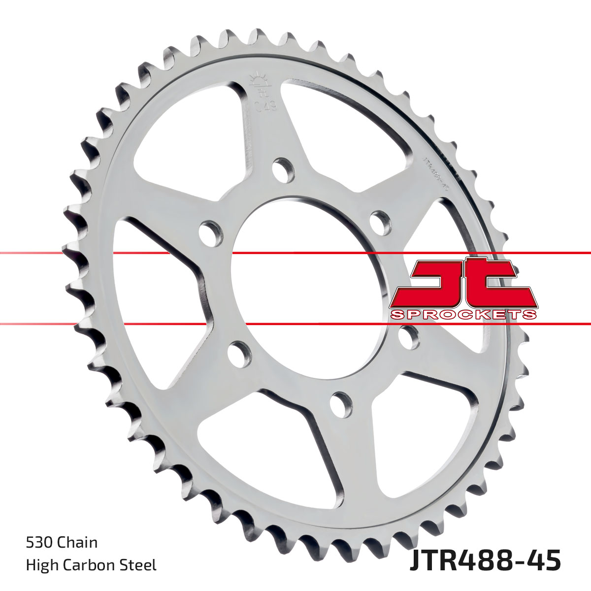 REAR SPROCKET JTR488.45 JT image 1