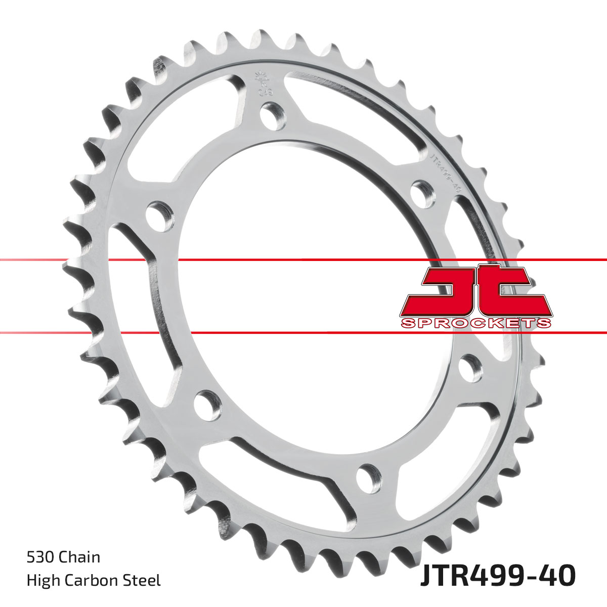 REAR SPROCKET JTR499.40 JT image 1