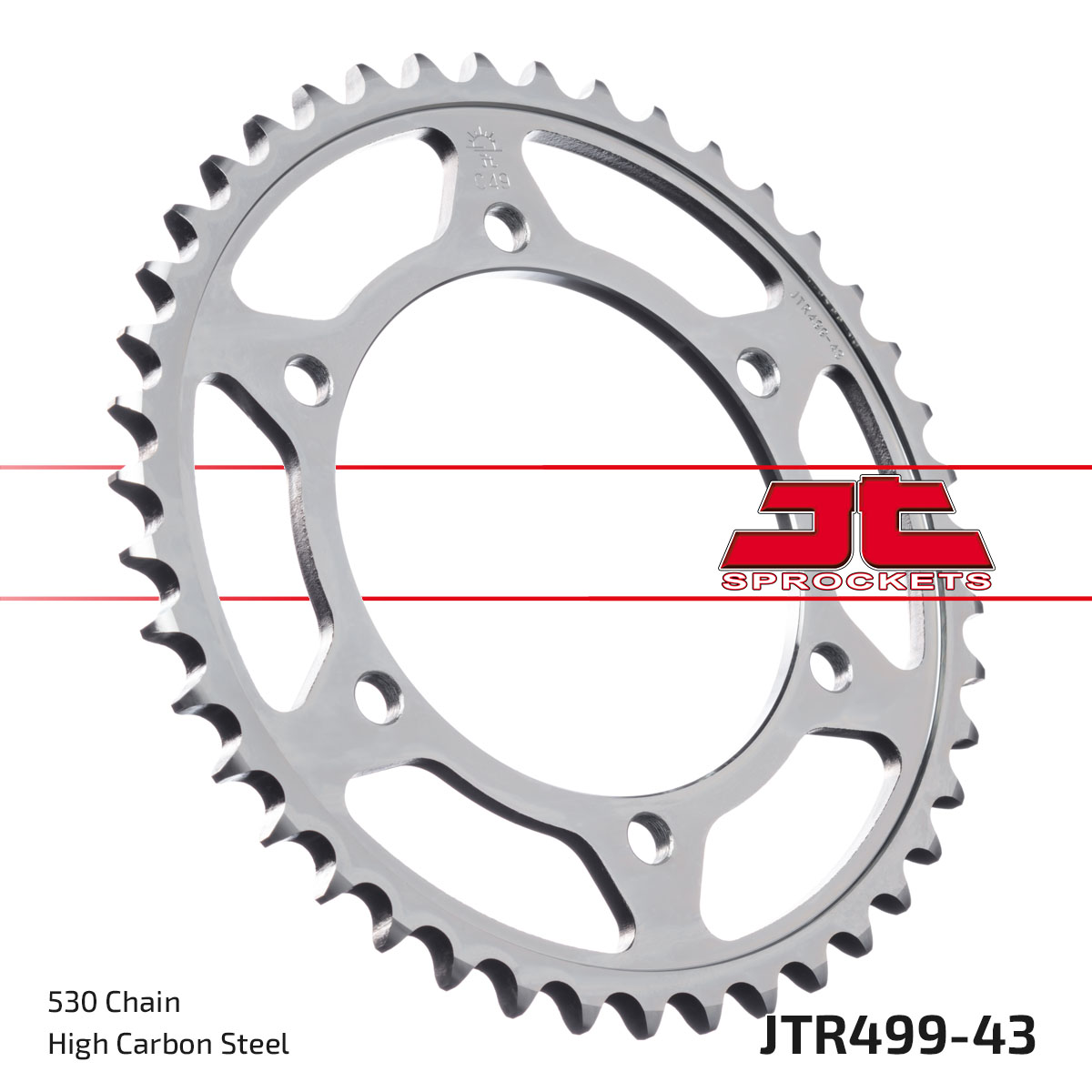 REAR SPROCKET JTR499.43 JT image 1