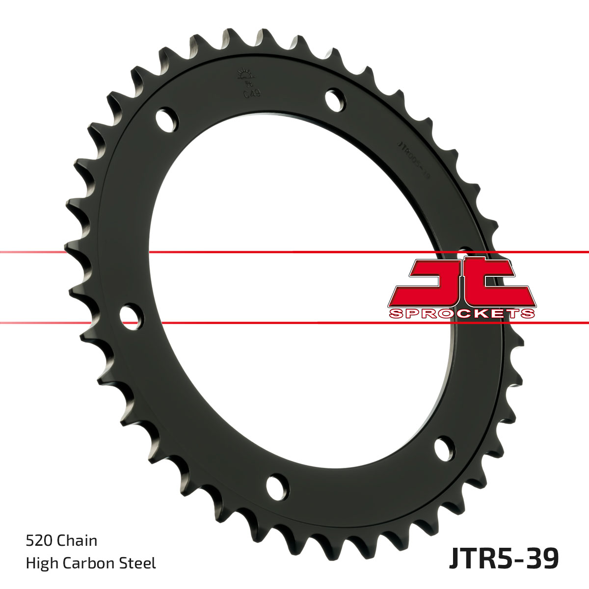 REAR SPROCKET JTR5.39 JT 520 OLD No. SR005-39.S.JT image 1