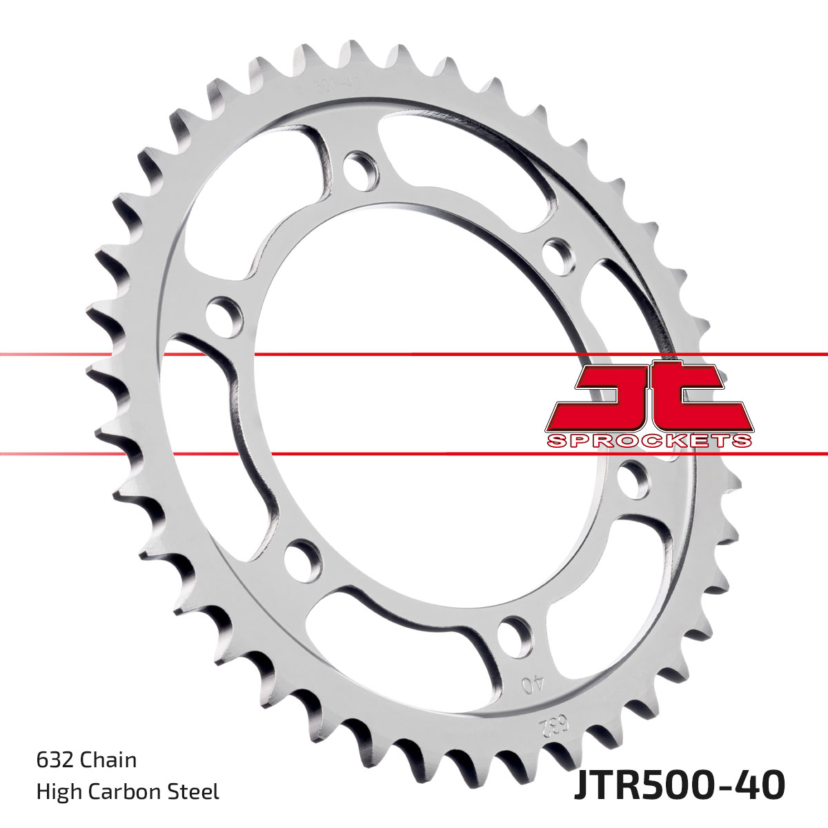 REAR SPROCKET JTR500.40 JT 632 image 1