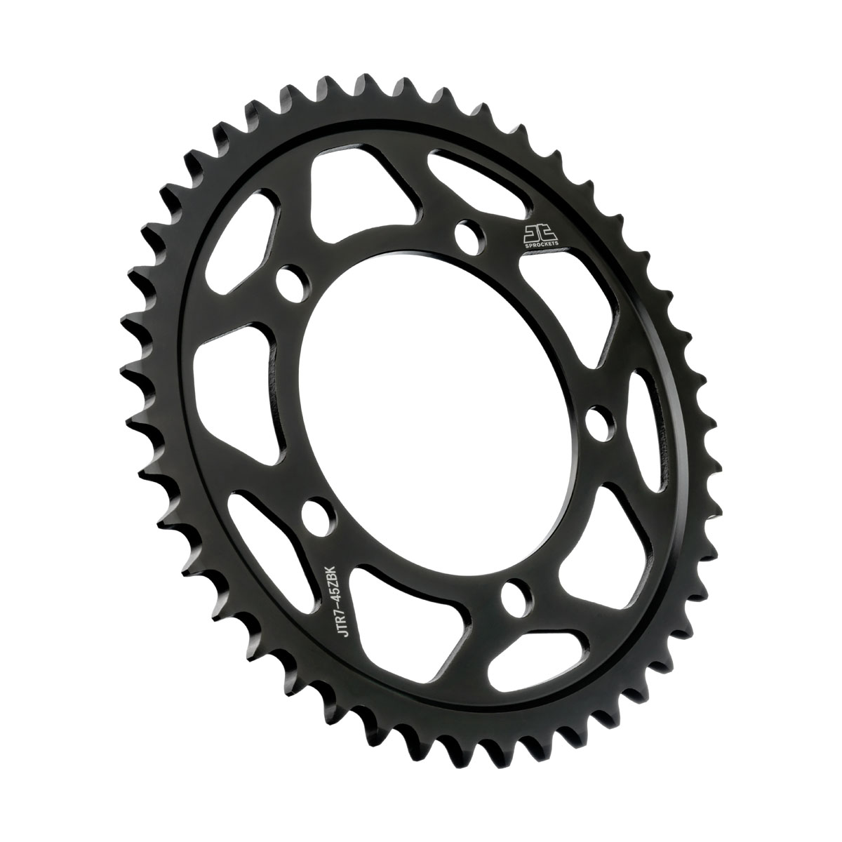 REAR SPROCKET JTR7.45 JT 525 BLACK image 1
