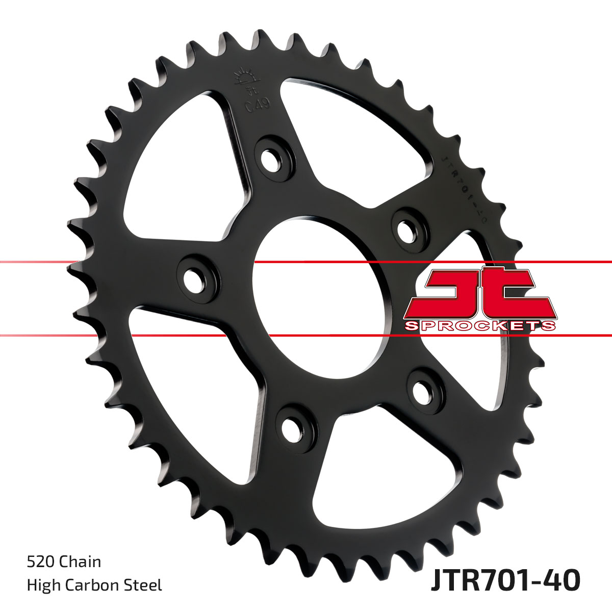REAR SPROCKET JTR701.40 JT 520 image 1