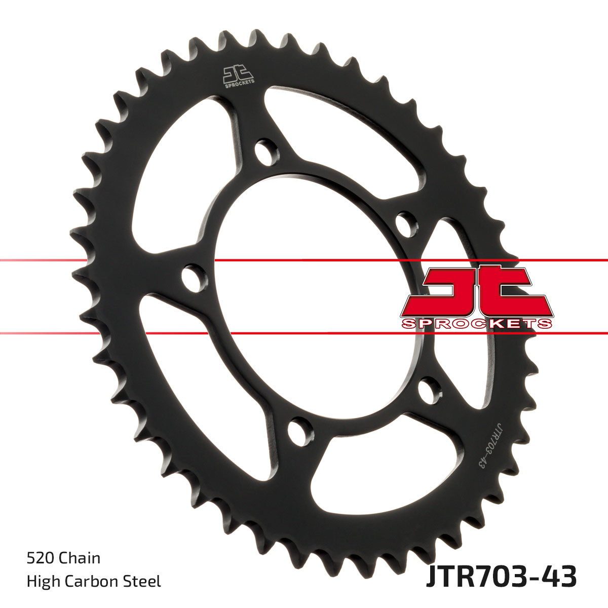 REAR SPROCKET JTR703.43 JT image 1
