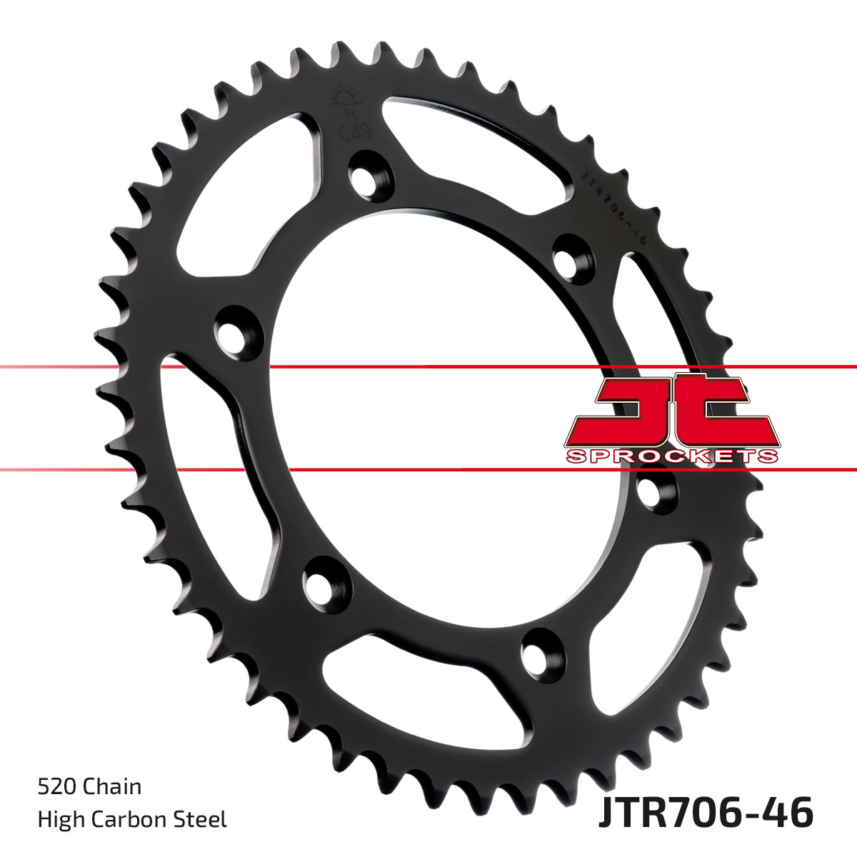 REAR SPROCKET JTR706.46 JT image 1