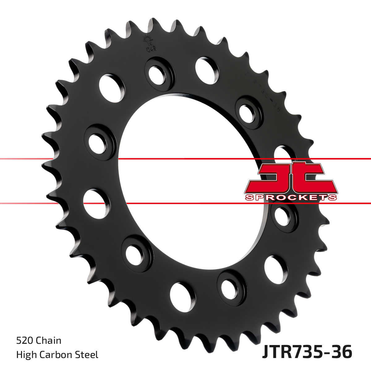 REAR SPROCKET STEEL JTR735.36 image 1