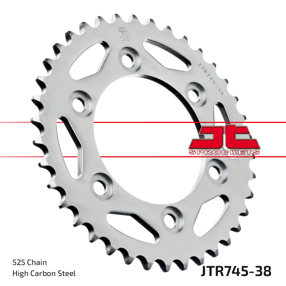 REAR SPROCKET JTR745.38 JT image 1
