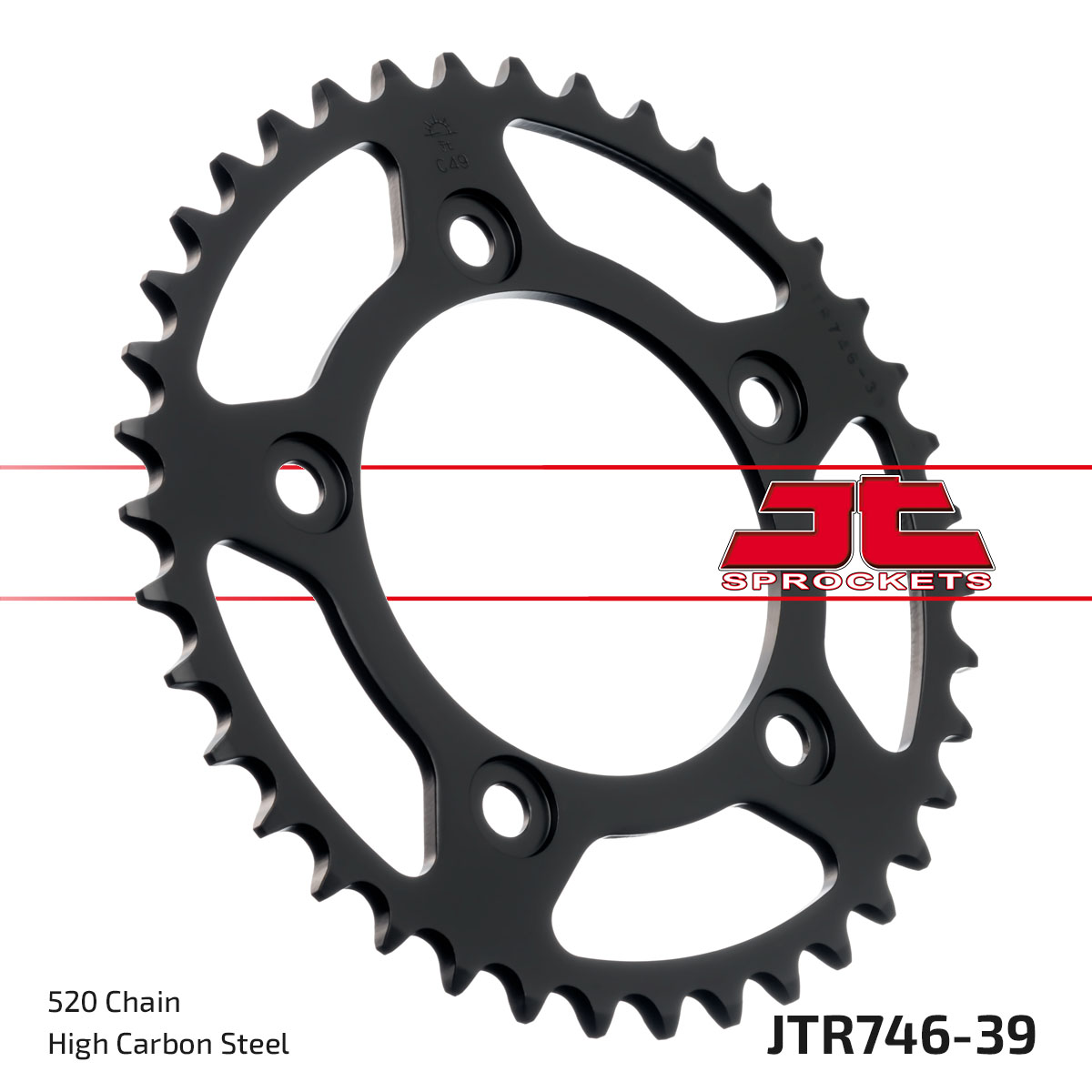 REAR SPROCKET JTR746.39 JT image 1