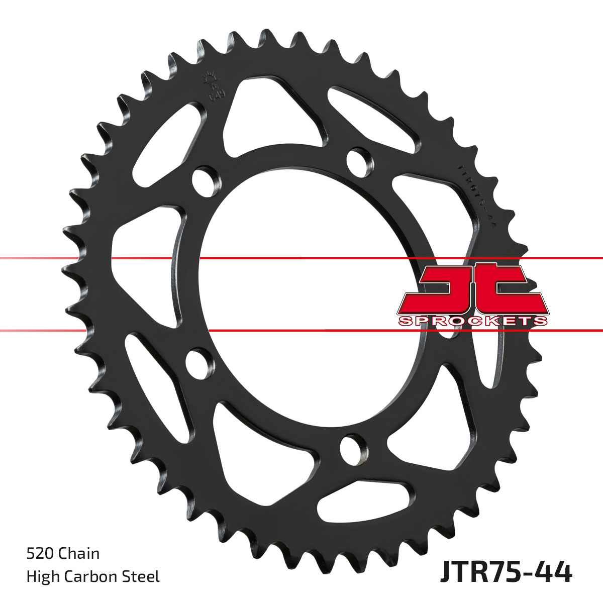 REAR SPROCKET STEEL JTR75.44, BMW 520 Chain Conversion image 1