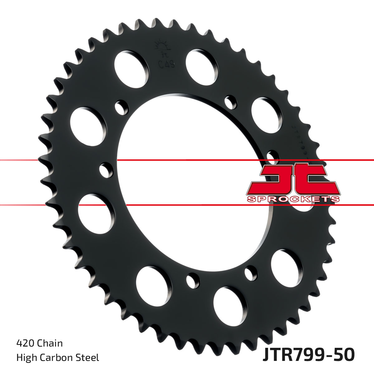 REAR SPROCKET JTR799.50 JT 420 image 1