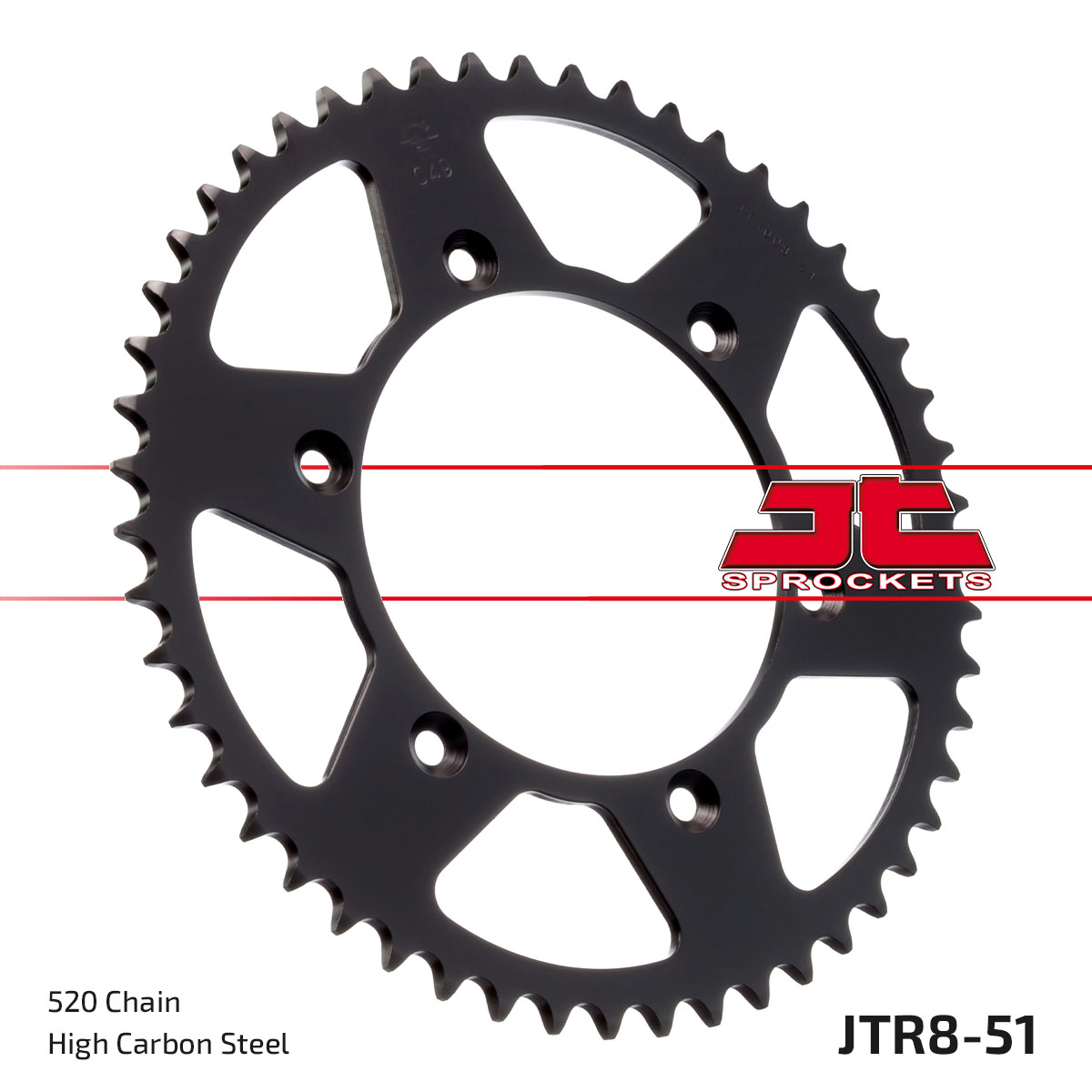 REAR SPROCKET JTR8.51 JT 520 image 1