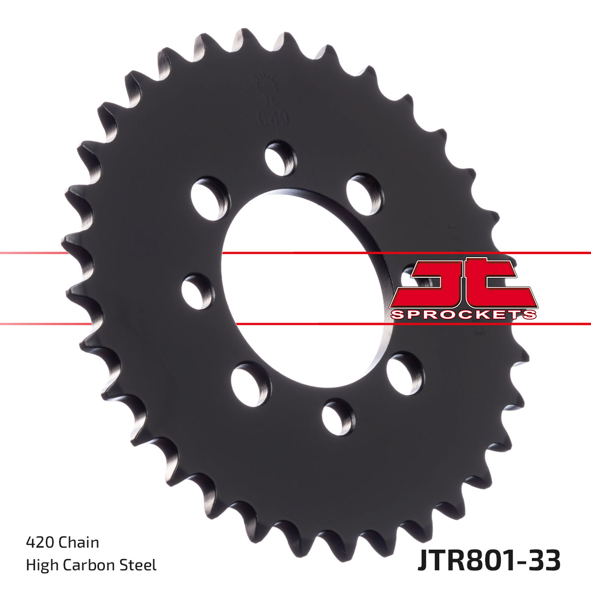 REAR SPROCKET JTR801.33 JT 420 image 1