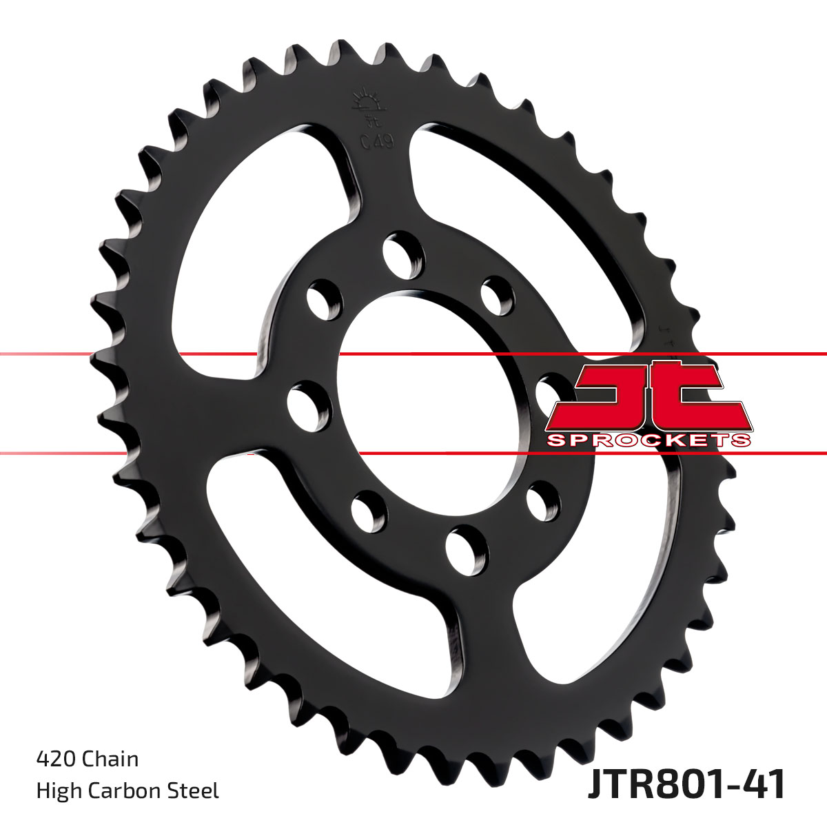 REAR SPROCKET JTR801.41 JT 420 image 1