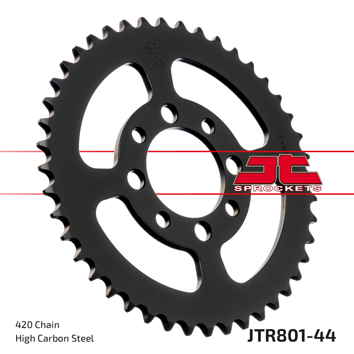 REAR SPROCKET JTR801.44 JT 420, JR80144 image 1