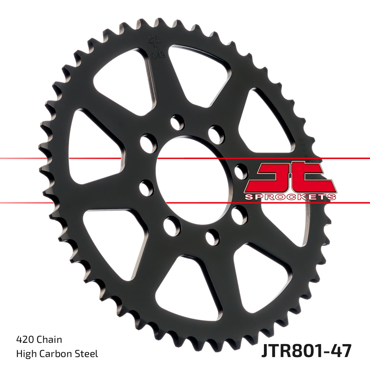 REAR SPROCKET JTR801.47 JT 420 image 1