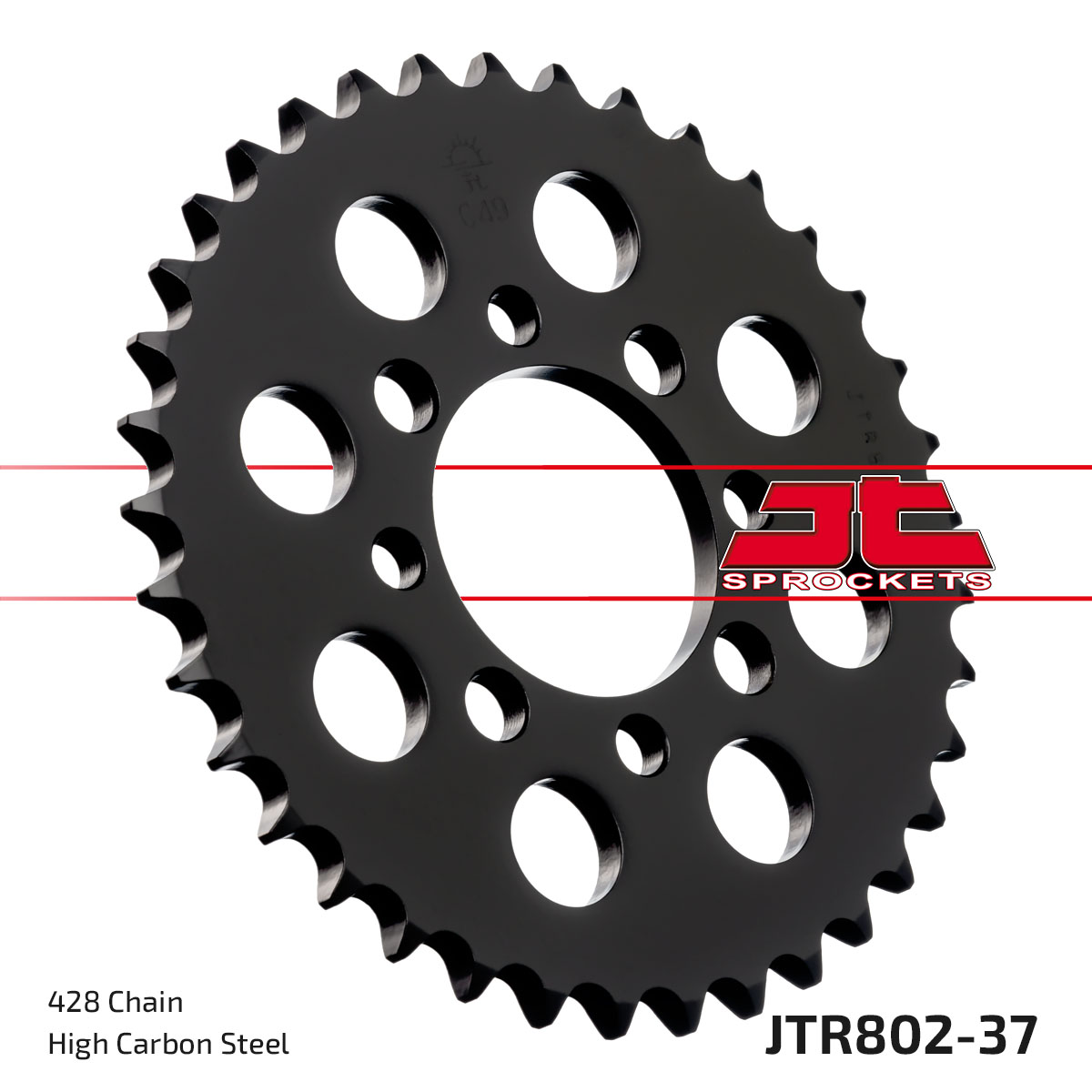 REAR SPROCKET JTR802.37 JT 428 image 1