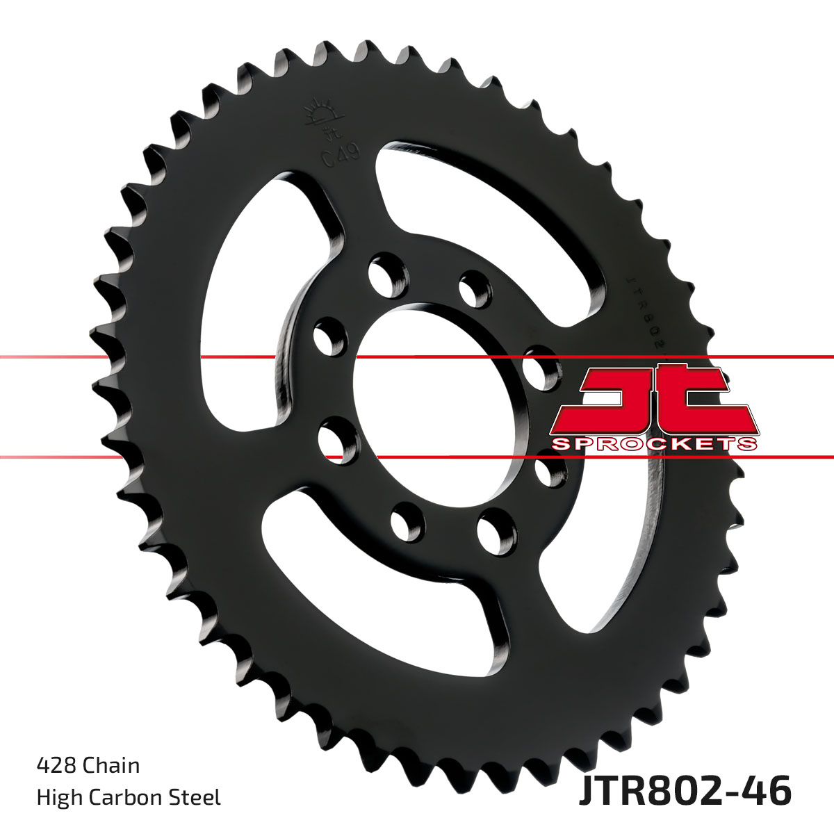 REAR SPROCKET JTR802.46 JT 428 image 1