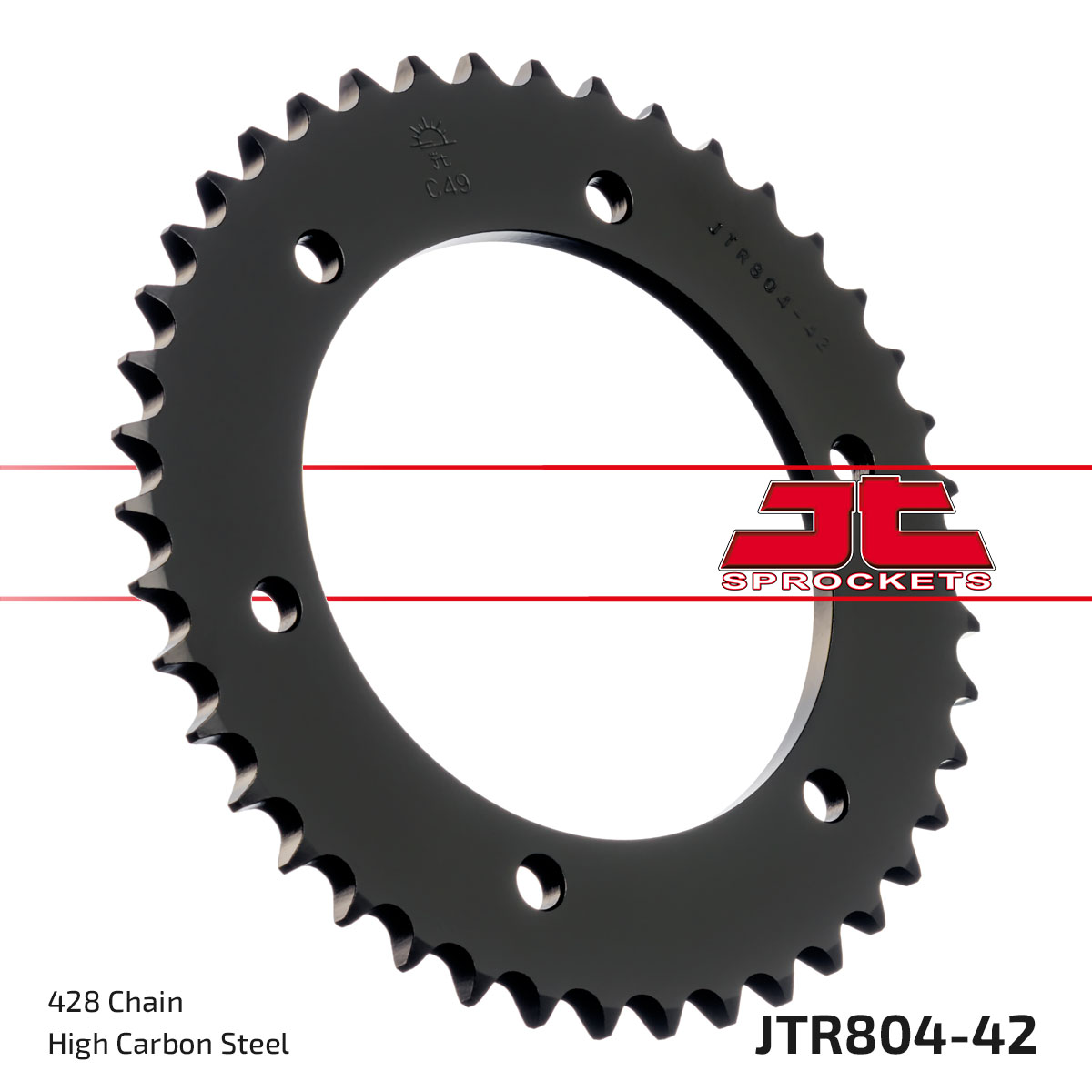 REAR SPROCKET JTR804.42 JT 428 image 1