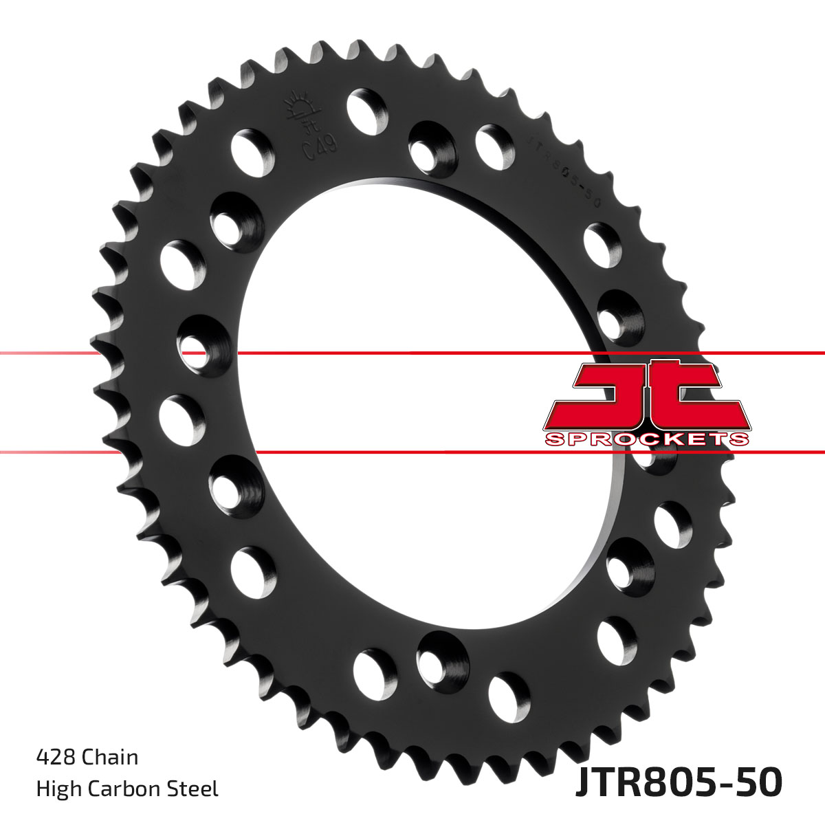 REAR SPROCKET JTR805.50 JT 428 image 1