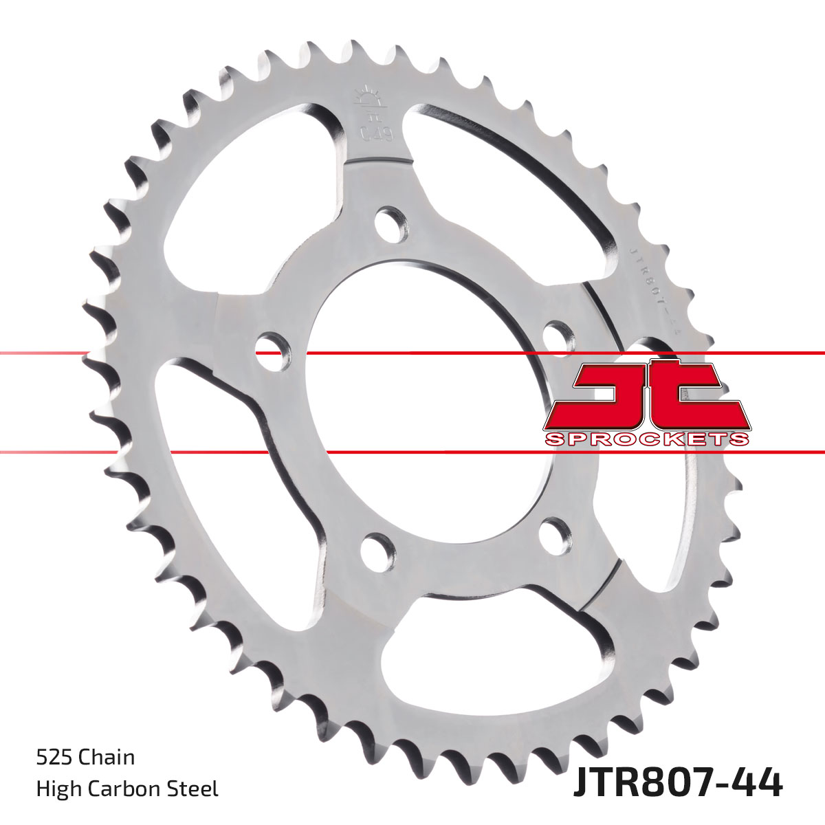 REAR SPROCKET STEEL JTR807.44 image 1