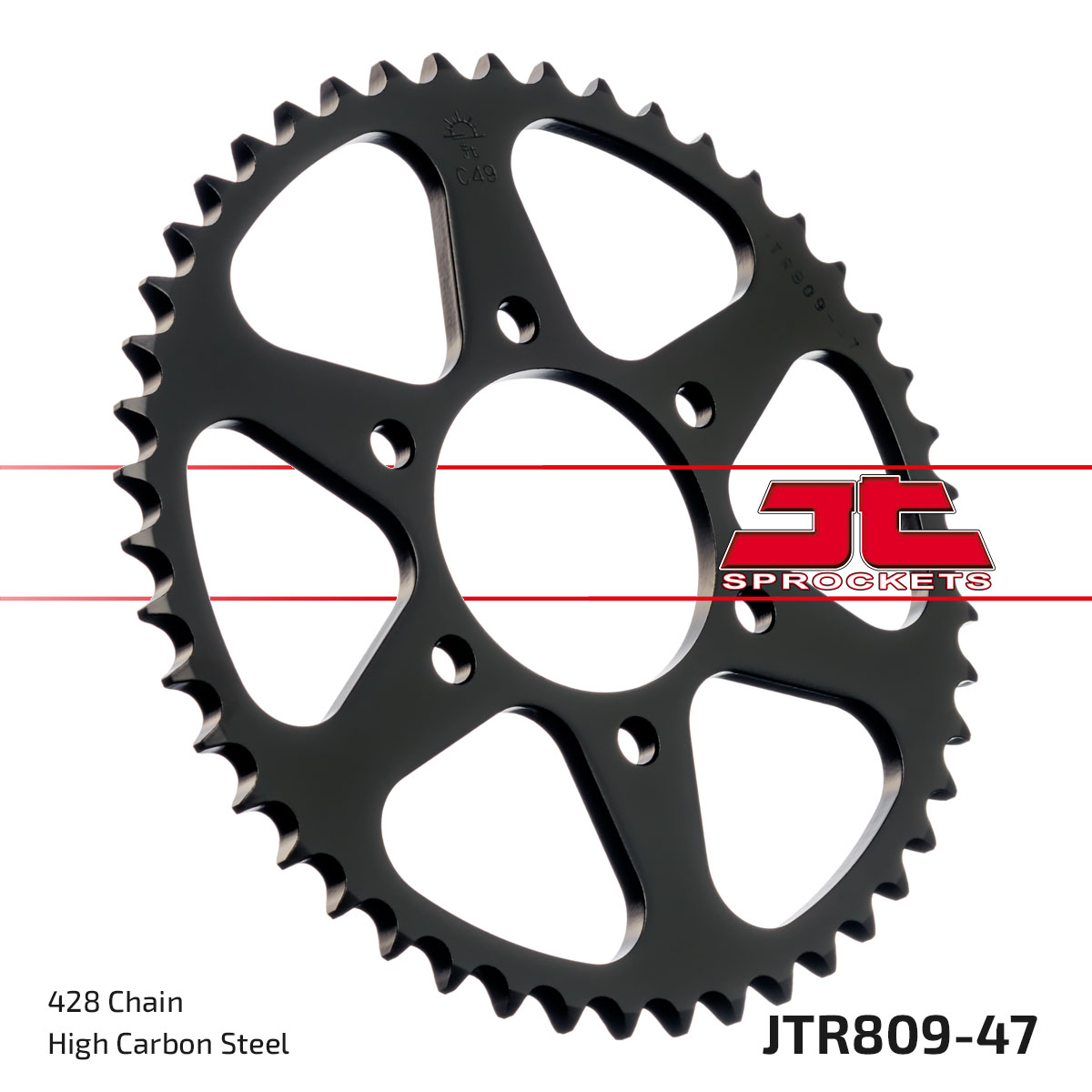 REAR SPROCKET JTR809.47 JT 428 image 1
